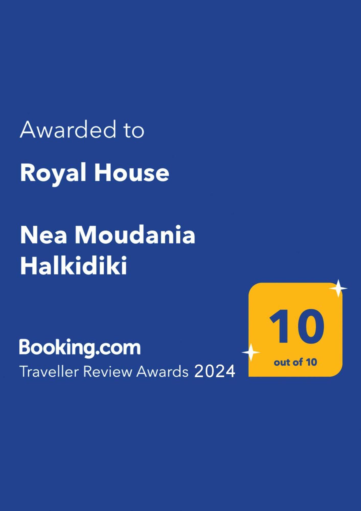 Royal House Lägenhet Nea Moudhania Exteriör bild